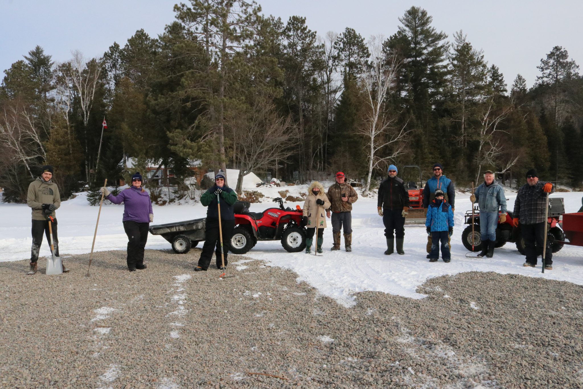 Diamond Lake Trout Spawning Bed Enhancement Project Watersheds Canada